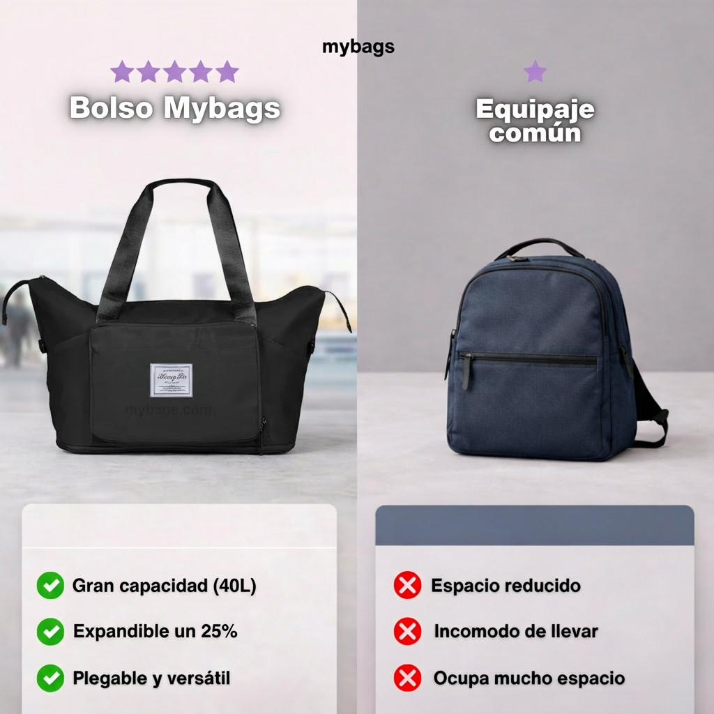 Bolso Mybags™ Plegable y Extensible
